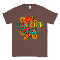 Chestnut firefighter wife with lightning bolt Classic Tee - Zillion Design Studio