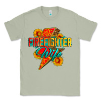 Matcha firefighter wife with lightning bolt Classic Tee - Zillion Design Studio