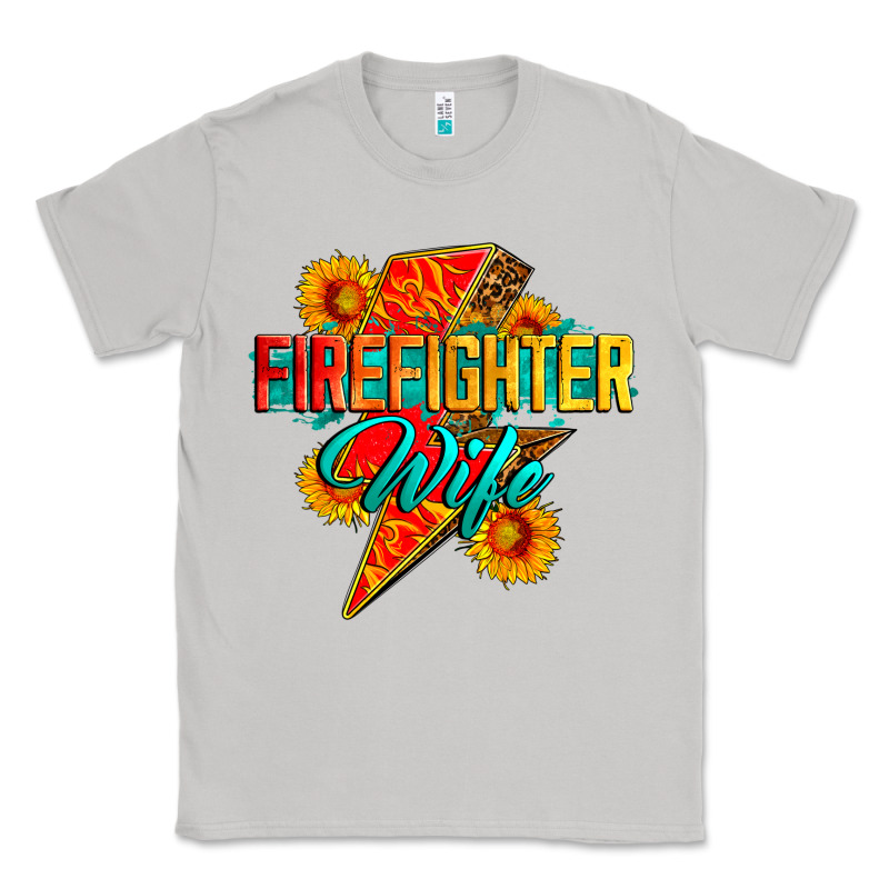 Firefighter Wife With Lightning Bolt Classic Tee by Zillion Design Studio | Teevron