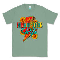 Sage firefighter wife with lightning bolt Classic Tee - Zillion Design Studio