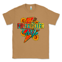 Toasted Coconut firefighter wife with lightning bolt Classic Tee - Zillion Design Studio