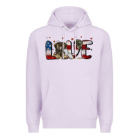 Lilac love army Premium Hoodie - MaliasSmallBusiness