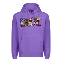 Purple love army Premium Hoodie - MaliasSmallBusiness