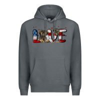 Rock love army Premium Hoodie - MaliasSmallBusiness