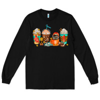 Black American football coffee cups Long Sleeve Tee - AdoDesignShop