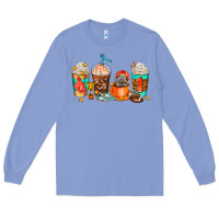 Colony Blue American football coffee cups Long Sleeve Tee - AdoDesignShop