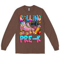 Chestnut rolling into pre k grade Long Sleeve Tee - texasbilliewilder