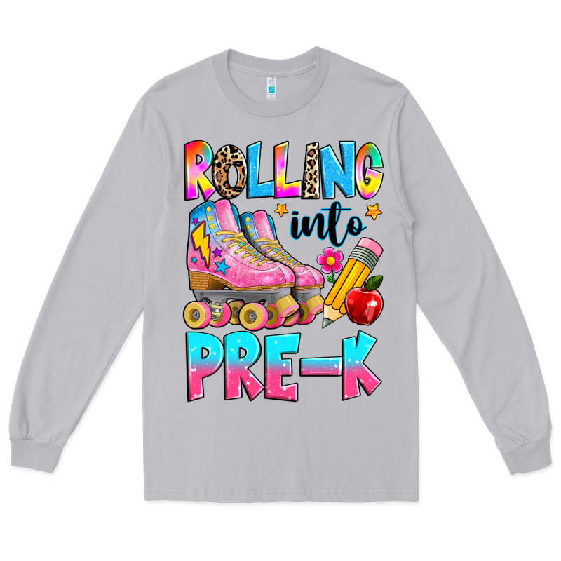 Rolling Into Pre K Grade Long Sleeve Tee by texasbilliewilder | Teevron
