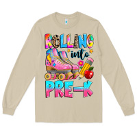 Mushroom rolling into pre k grade Long Sleeve Tee - texasbilliewilder