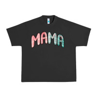 Mama Christmas Plaid Urban Heavy Tee | Teevron