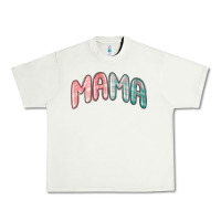 Pistachio mama christmas plaid Urban Heavy Tee - MaliasSmallBusiness