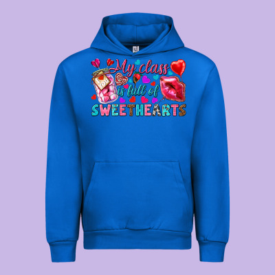 My Class Is Full Of Sweethearts Urban Hoodie Designed By Nancycooperartshop