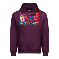 Mauve Wine my class is full of sweethearts Urban Hoodie - NancyCooperArtShop