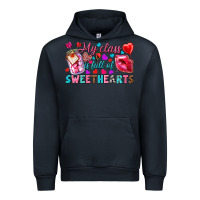 Navy my class is full of sweethearts Urban Hoodie - NancyCooperArtShop