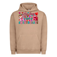 Pigment Burro my class is full of sweethearts Urban Hoodie - NancyCooperArtShop