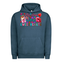 Pigment Midnight Navy my class is full of sweethearts Urban Hoodie - NancyCooperArtShop