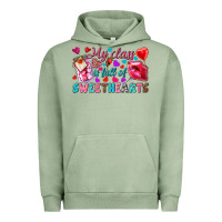 Pigment Oil Green my class is full of sweethearts Urban Hoodie - NancyCooperArtShop
