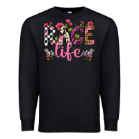 Black race life Premium Sweatshirt - Artiststas