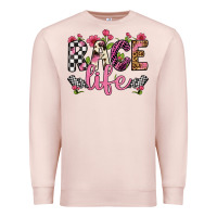 Pale Pink race life Premium Sweatshirt - Artiststas