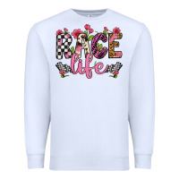 White race life Premium Sweatshirt - Artiststas
