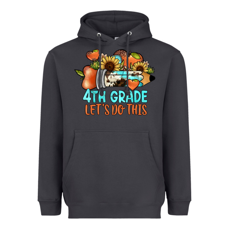 4th Grade Let's Do This Heavyweight Hoodie by JahusDesignShop | Teevron