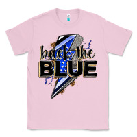 Back The Blue With Lightning Bolt Classic Tee | Teevron