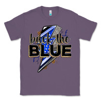 Lavender back the blue with lightning bolt Classic Tee - Zillion Design Studio
