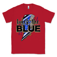 Red back the blue with lightning bolt Classic Tee - Zillion Design Studio