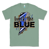 Sage back the blue with lightning bolt Classic Tee - Zillion Design Studio