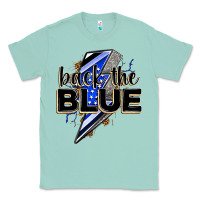 Seafoam back the blue with lightning bolt Classic Tee - Zillion Design Studio