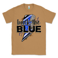 Toasted Coconut back the blue with lightning bolt Classic Tee - Zillion Design Studio