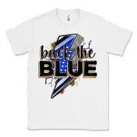 White back the blue with lightning bolt Classic Tee - Zillion Design Studio