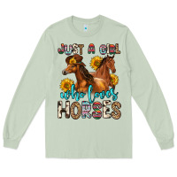 Just A Girl Who Loves Horses Long Sleeve Tee | Teevron