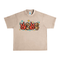 French Oak 2024 stars and leopard Urban Heavy Tee - MaliasSmallBusiness