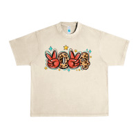 Sandshell 2024 stars and leopard Urban Heavy Tee - MaliasSmallBusiness