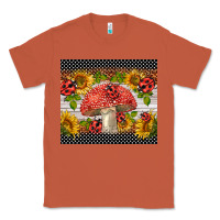 Copper ladybug mushrooms Classic Tee - BarkalooDesign