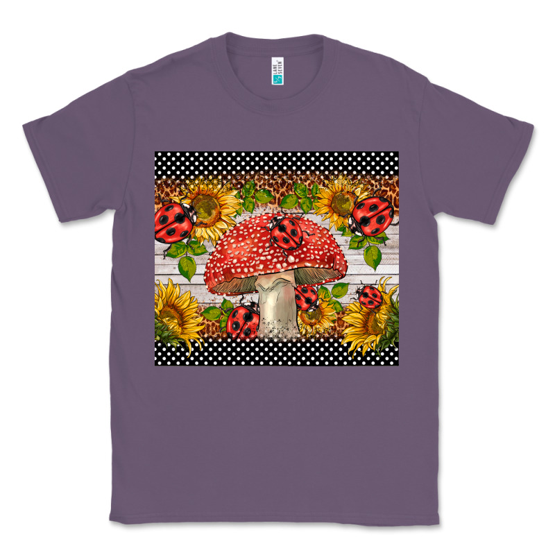 Ladybug Mushrooms Classic Tee by BarkalooDesign | Teevron