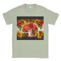 Matcha ladybug mushrooms Classic Tee - BarkalooDesign