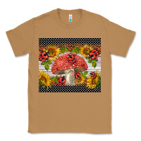 Toasted Coconut ladybug mushrooms Classic Tee - BarkalooDesign
