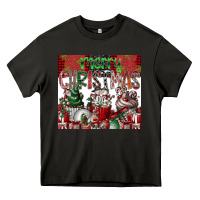 Asphalt merry Christmas Heavy Core Tee - CowhideDigitalArt