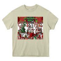 Mossy merry Christmas Heavy Core Tee - CowhideDigitalArt