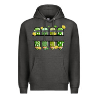 Charcoal Heather patricks day pencils Premium Hoodie - MaliasSmallBusiness