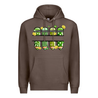Coffee patricks day pencils Premium Hoodie - MaliasSmallBusiness