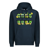 Navy patricks day pencils Premium Hoodie - MaliasSmallBusiness