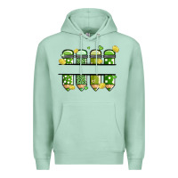 Seafoam patricks day pencils Premium Hoodie - MaliasSmallBusiness