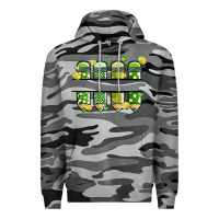 Slate Camo patricks day pencils Premium Hoodie - MaliasSmallBusiness