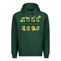 Sports Green patricks day pencils Premium Hoodie - MaliasSmallBusiness