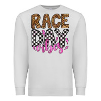 Dove Grey race day vibes Premium Sweatshirt - Artiststas