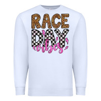 White race day vibes Premium Sweatshirt - Artiststas
