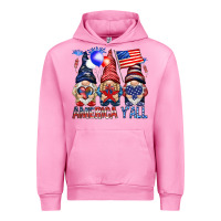 Fuchsia Pink America yall Urban Hoodie - NancyCooperArtShop